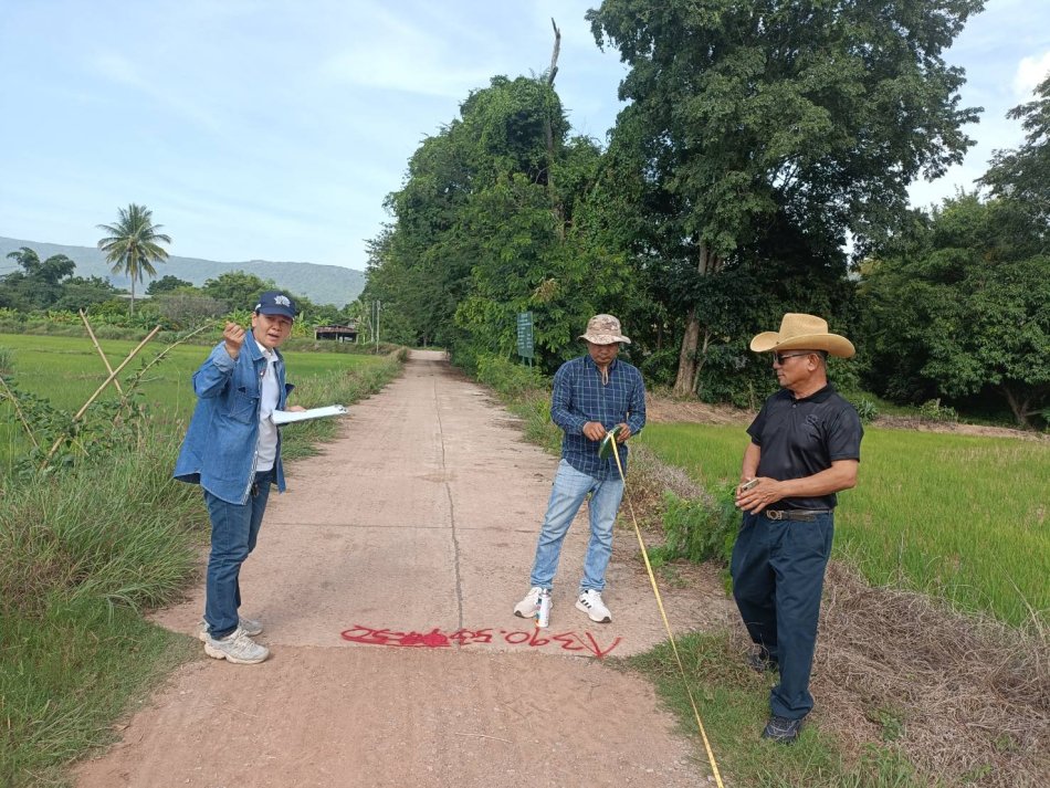 สำรวจถนนเตรียมความพร้อมสำหรับการจัดทำร่างเทศบัญญัติงบประมาณรายจ่ายประจำปีงบประมาณ พ.ศ. 2570