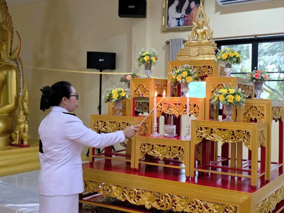 พิธีบำเพ็ญกุศล 100 วัน (สตมวาร) แห่งการสิ้นพระชนม์ ถวายเป็นพระกุศลแด่สมเด็จพระเจ้าลูกเธอ เจ้าฟ้าพัชรกิติยาภา นเรนทิราเทพยวดี กรมหลวงราชสาริณีสิริพัชร มหาวัชรราชธิดา 