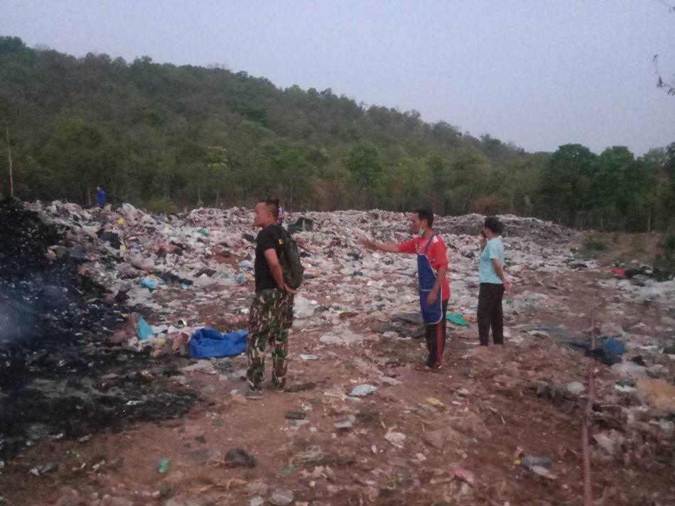 การระงับเหตุเพลิงไหม้บ่อฝังกลบขยะคลองโป่ง