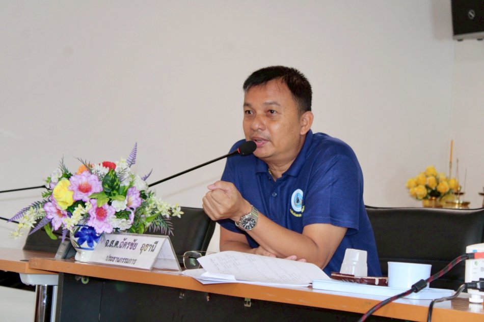 ประชุมคณะกรรมการสนับสนุนการจัดทำแผนพัฒนาเทศบาลตำบลเจาทอง 