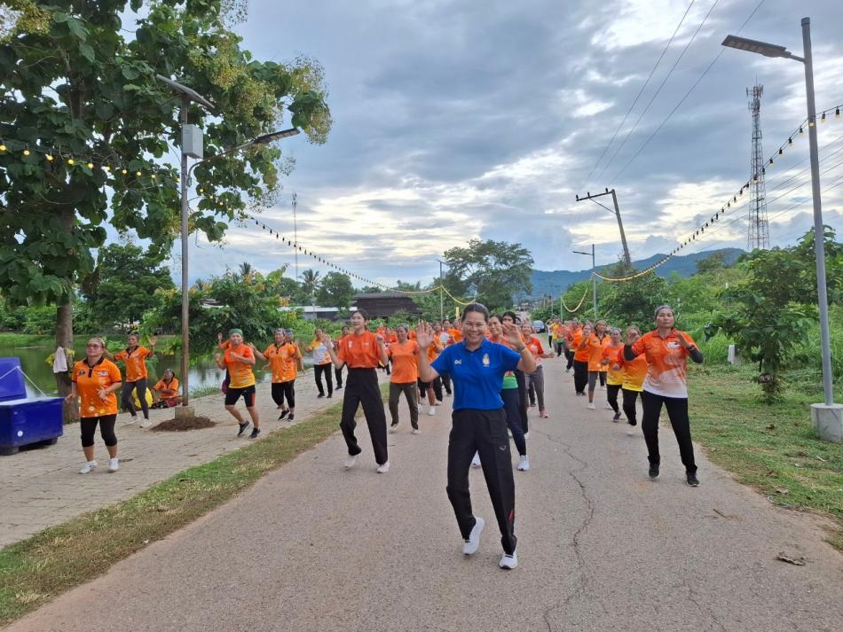 โครงการออกกำลังกายเต้นแอโรบิคเพื่อสุขภาพ ประจำปีงบประมาณ 2567 ครั้งที่ 3