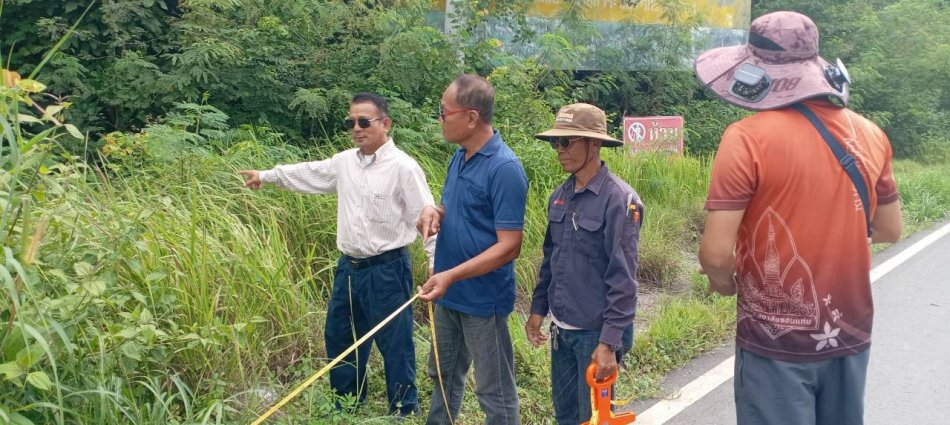 สำรวจพื้นที่บ้านเจาทอง หมู่ที่ 3 ตำบลเจาทอง อำเภอภักดีชุมพล จังหวัดชัยภูมิ