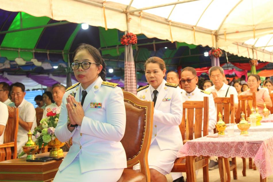 พิธีพระราชทานวิสุงคามสีมาและตัดหวายลูกนิมิตอุโบสถวัดหนองกระทุ่มทอง