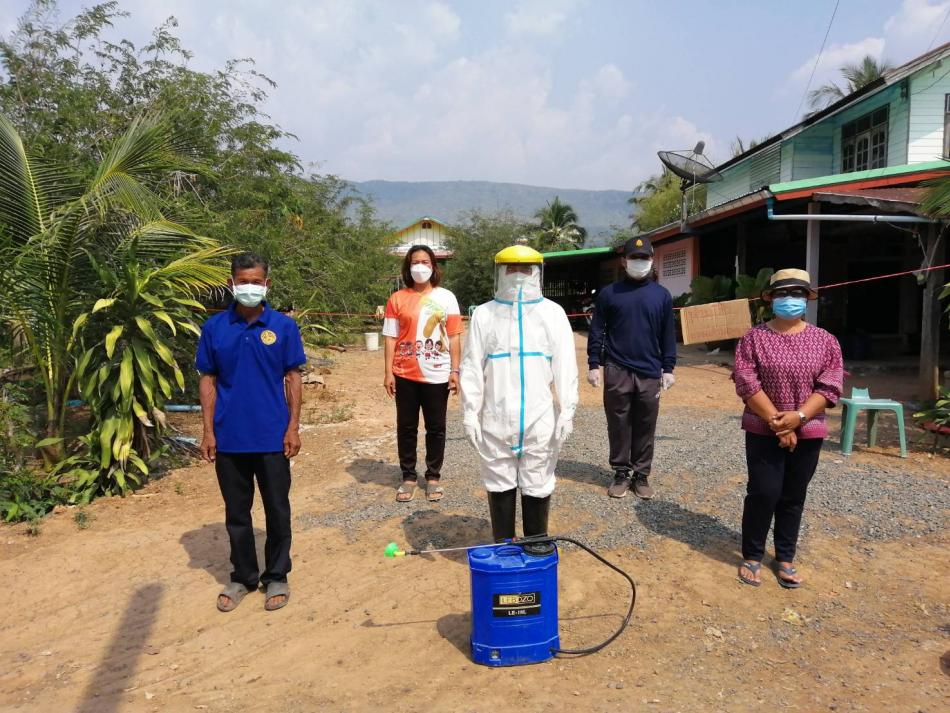 ปฏิบัติการฉีดพ่นน้ำยาฆ่าเชื้อโควิด (COVID-19) ม.9,ม.14