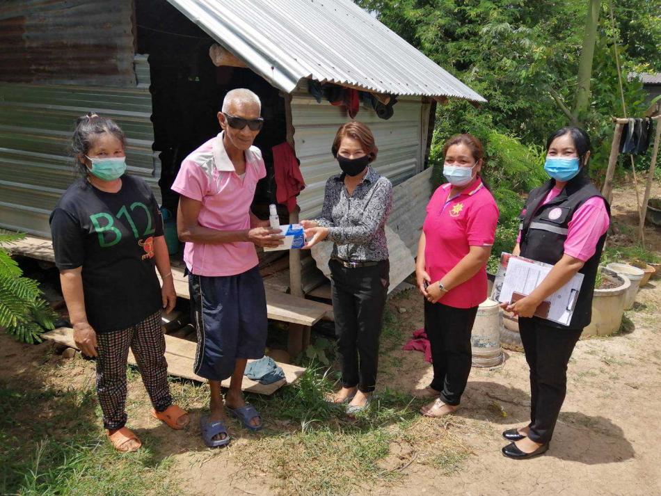 ลงพื้นที่เยี่ยมผู้ได้รับผลกระทบจากการแพร่ระบาดโรคติดต่อไวรัสโคโรนา (โควิด-19 ) 